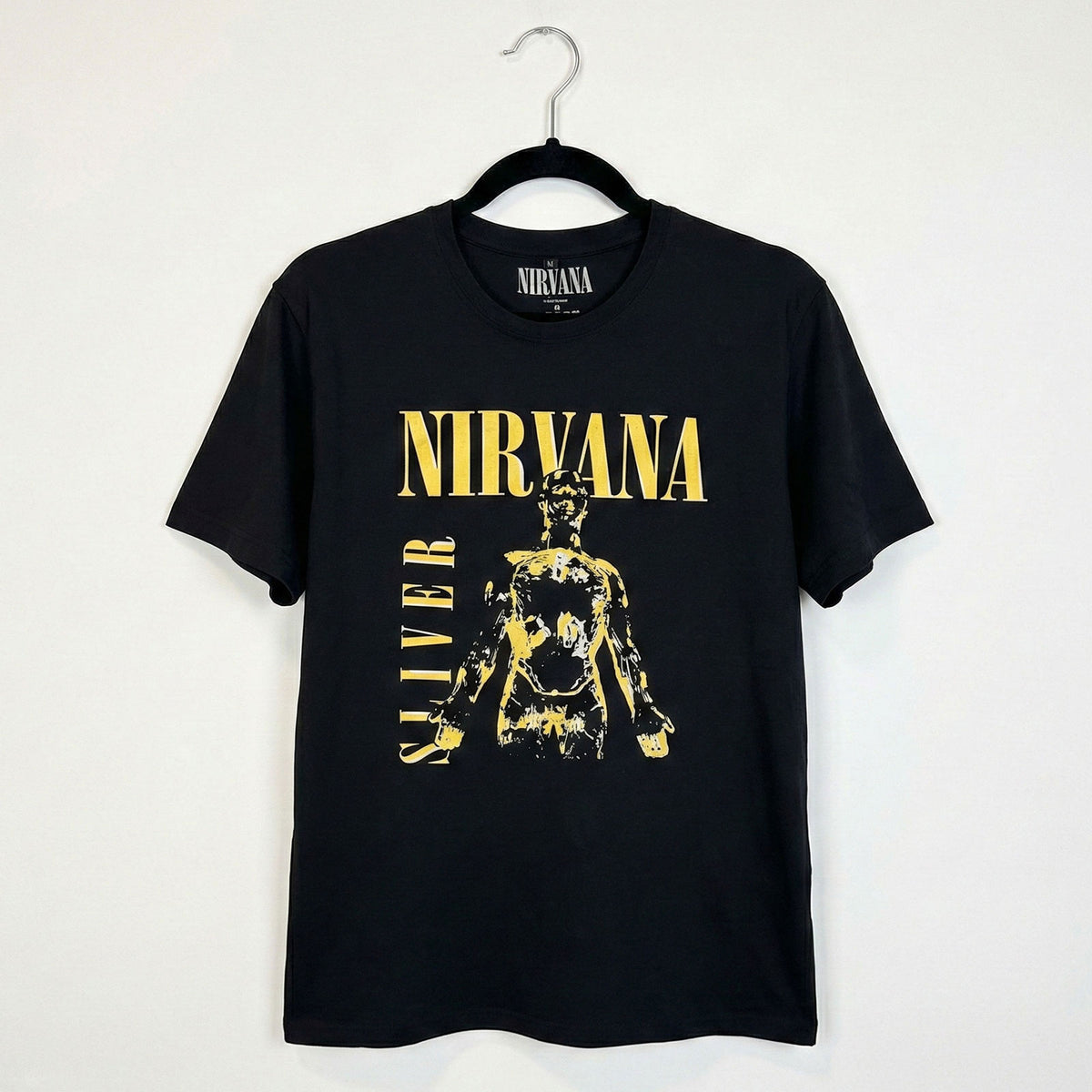 NIRVANA - SLIVER - Carbon T-Shirt Black