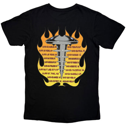 THE OFFSPRING - CONSPIRACY OF ONE TOUR '00 - Carbon T-Shirt Noir (Back Print)