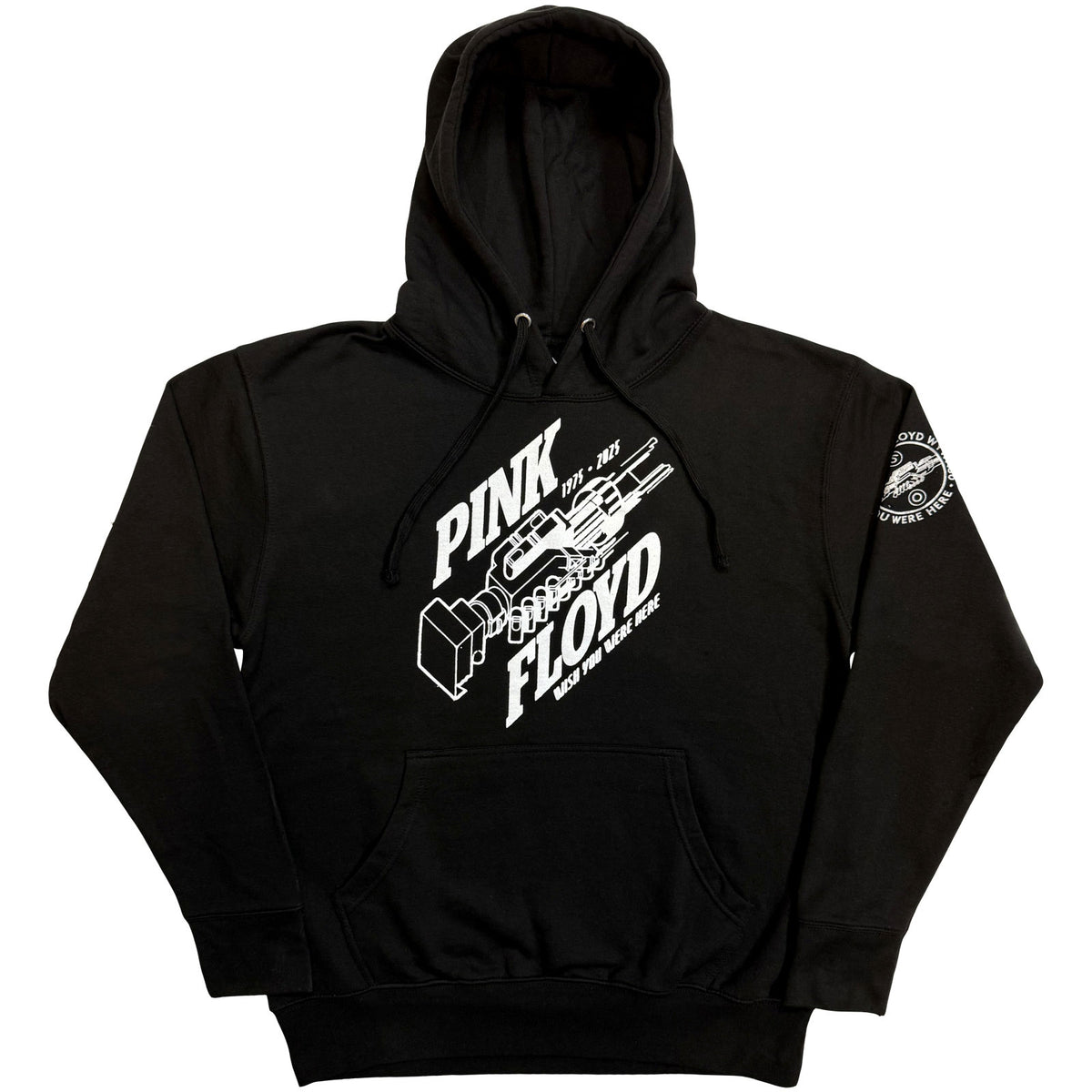 PINK FLOYD - ROBOT HANDS WISH YOU WERE HERE 50 - Pull à capuche noir