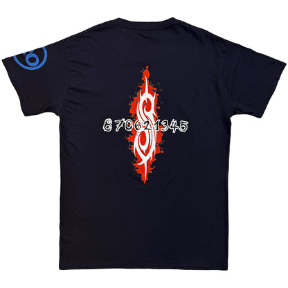 SLIPKNOT - 20TH ANNIVERSARY - RED JUMP SUITS - T-Shirt Bleu (Back Print)