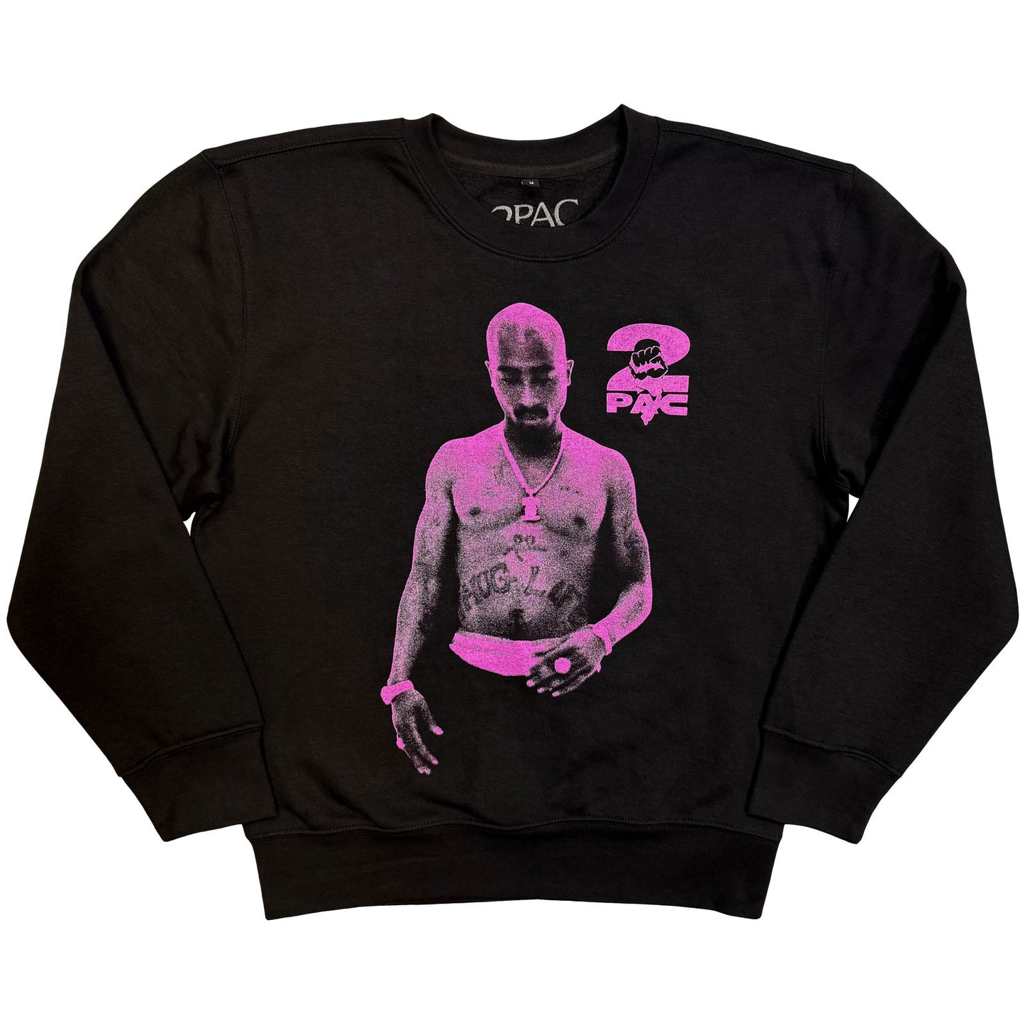TUPAC - THUGLIFE PURPLE - Sweatshirt Black