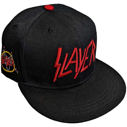 SLAYER - LOGO - Snapback Cap Black