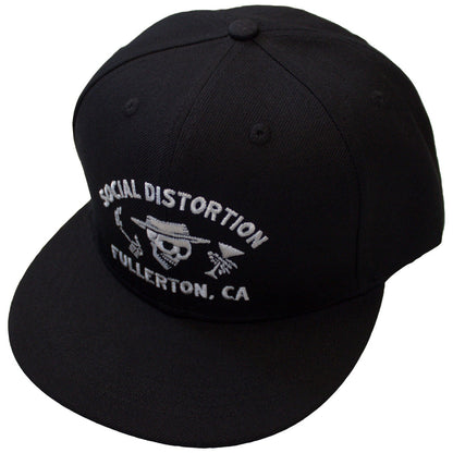SOCIAL DISTORTION - FULLERTON SKELLY - Snapback Cap Black