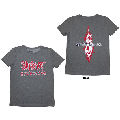 SLIPKNOT - DON'T EVER JUDGE ME - Ladies T-Shirt Grey
