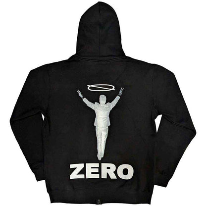 THE SMASHING PUMPKINS - ZERO HALO - Zipped Hoodie Black