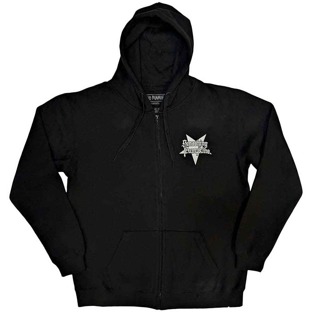 THE SMASHING PUMPKINS - ZERO HALO - Zipped Hoodie Black