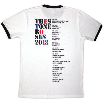 THE STONE ROSES - 2013 TOUR RINGER - Ringer T-Shirt White