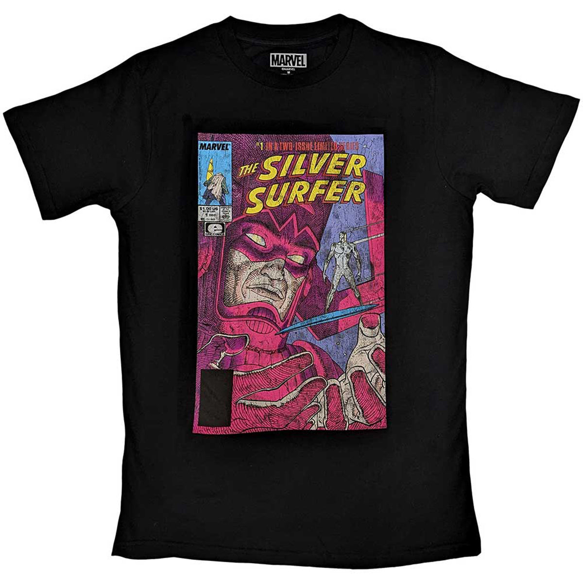 MARVEL COMICS - GALACTUS & SILVER SURFER - T-Shirt Black
