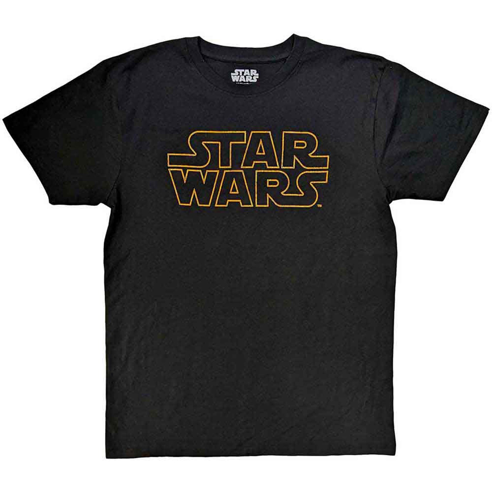 STAR WARS - LOGO OUTLINE - T-Shirt Black