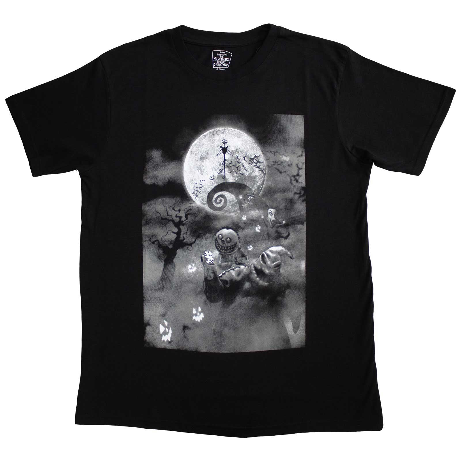 THE NIGHTMARE BEFORE CHRISTMAS - OOGIE SCENE - T-Shirt noir