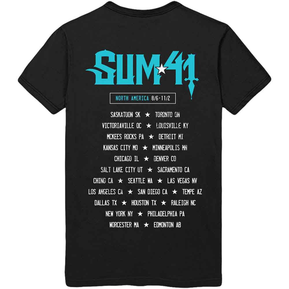SUM 41 - BLUE DEMON - T-Shirt Black