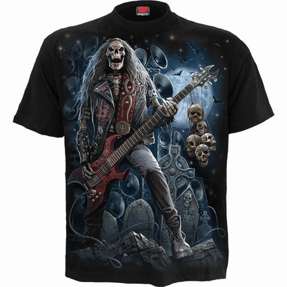 GRIM ROCKER - T-shirt noir