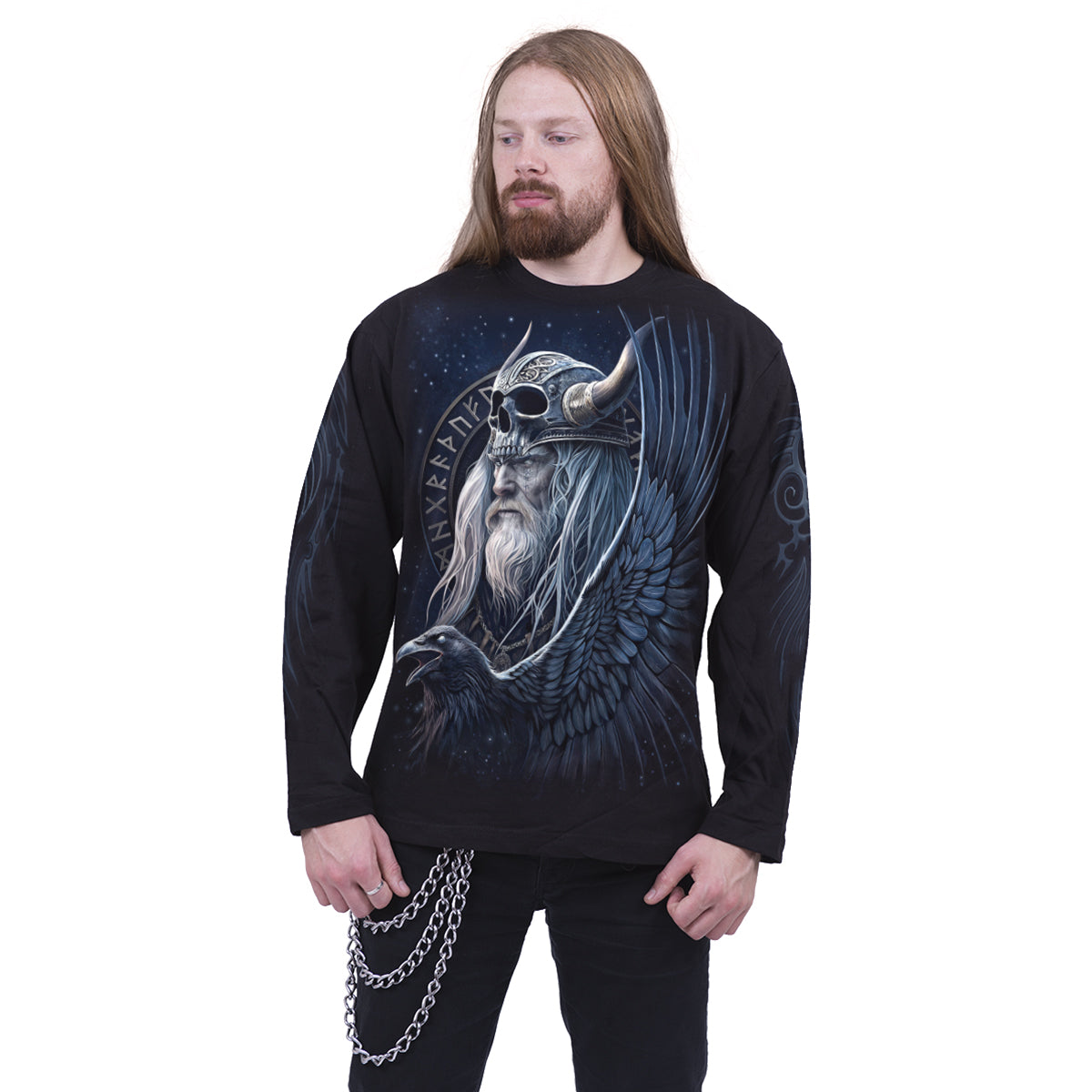 ODIN'S WARRIOR - T-shirt à manches longues noir