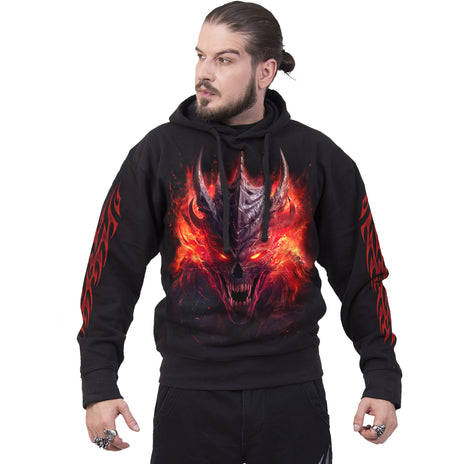 RIFF BURNER - Sweat à capuche noir