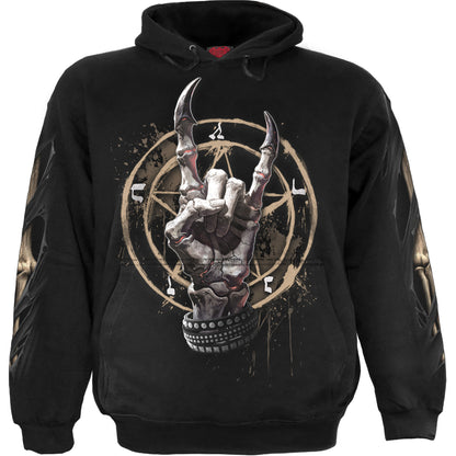 PURE METAL - Sweat à capuche noir