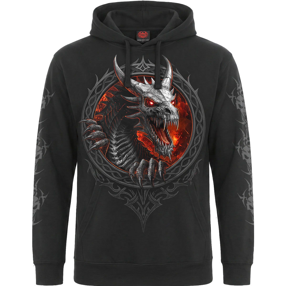 DRAGON REAPER - Sweat à capuche noir