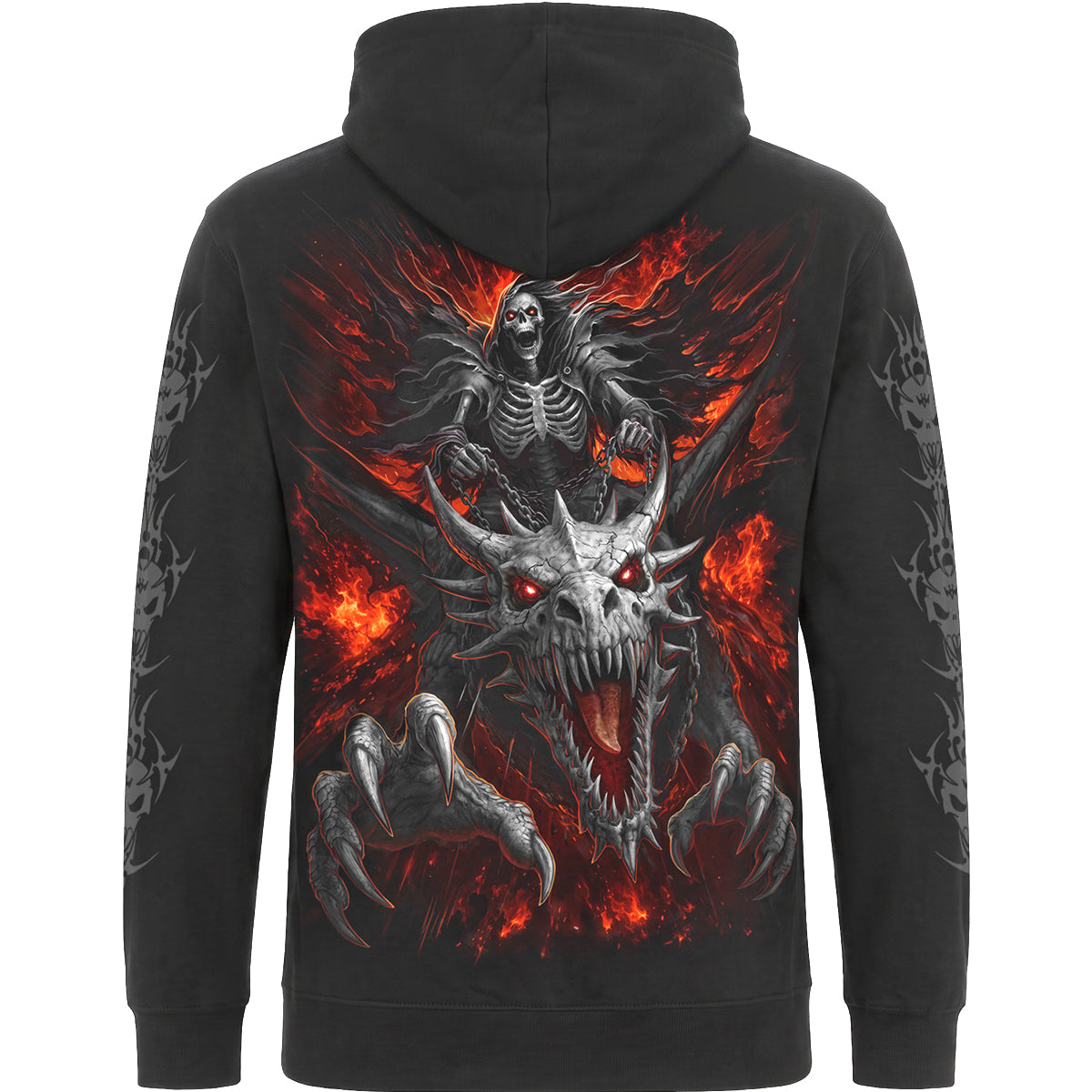DRAGON REAPER - Sweat à capuche noir