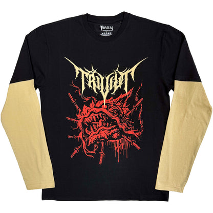 TRIVIUM - RED DEMON - Layered Long Sleeve T-Shirt Multicolour