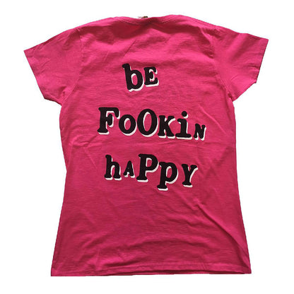 YUNGBLUD - RAVER SMILE - Ladies T-Shirt Pink