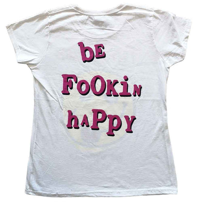 YUNGBLUD - RAVER SMILE - Ladies T-Shirt White