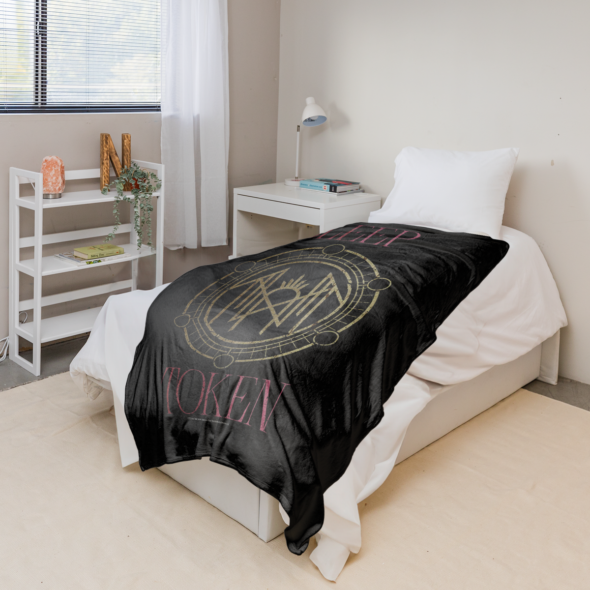Rocksax Sleep Token Sherpa Fleece Blanket - Even In Arcadia 1