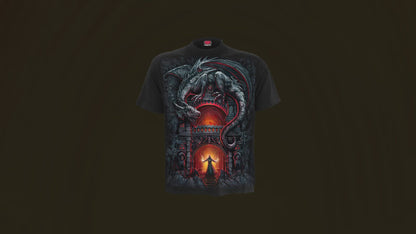 DRAGON'S LAIR - T-shirt à manches longues noir