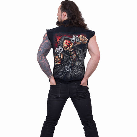 5FDP - ASSASSIN - Licensed Band Stone Washed Worker