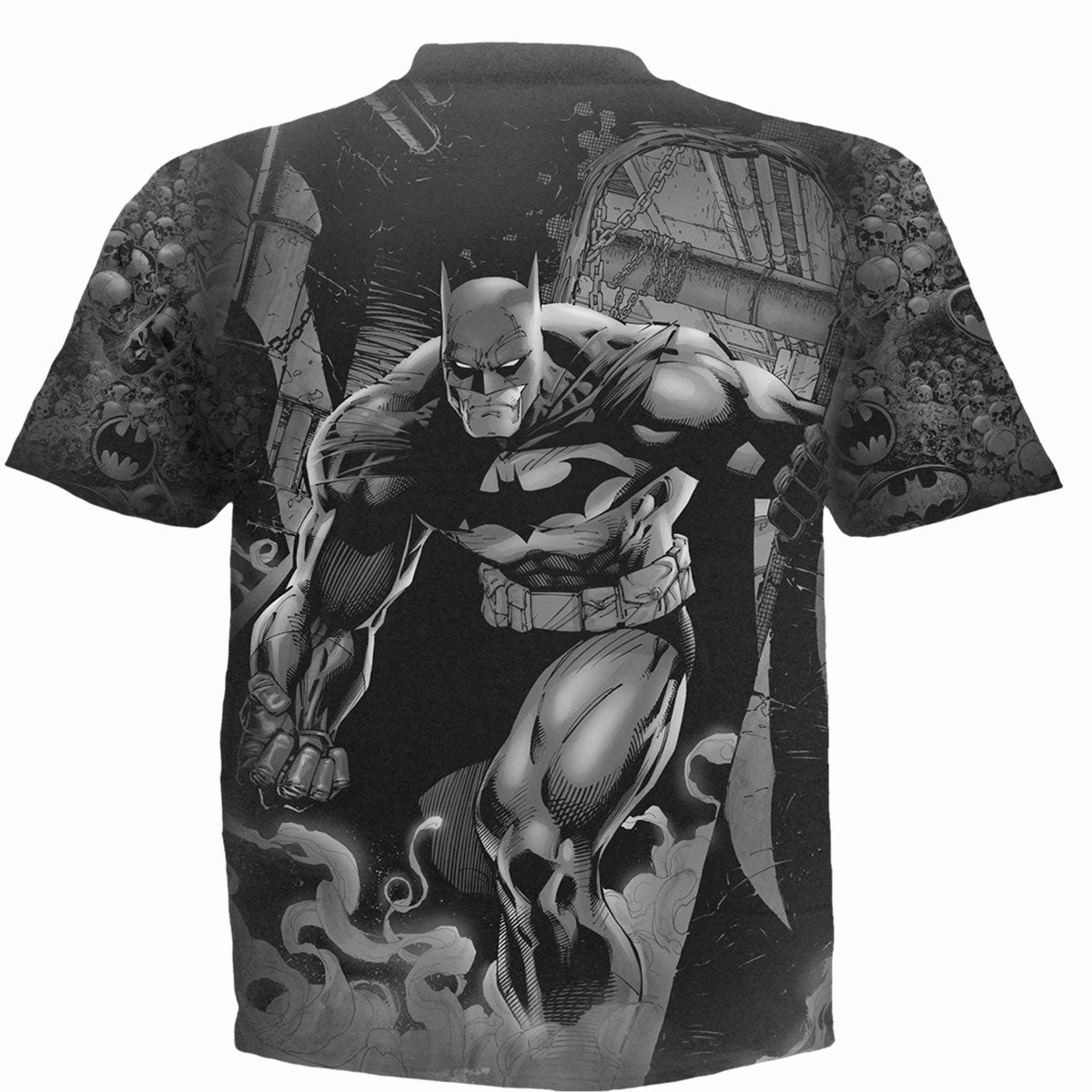 BATMAN - VENGEANCE WRAP - T-shirt à capuchon noir
