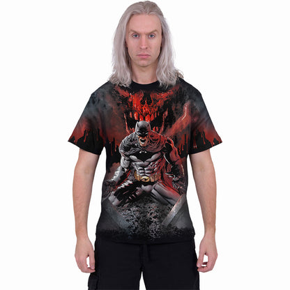 BATMAN - ASYLUM WRAP - T-shirt à capuchon noir