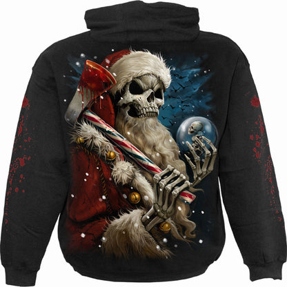 CANDY CANE SANTA - Sweat à capuche noir