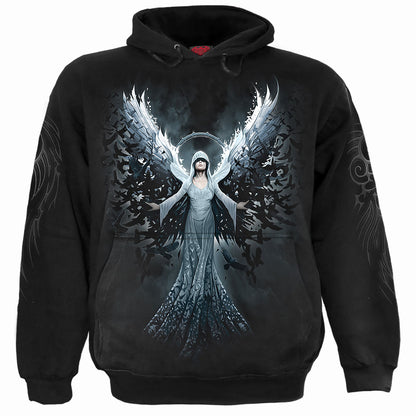 ETHEREAL ANGEL - Sweat à capuche noir