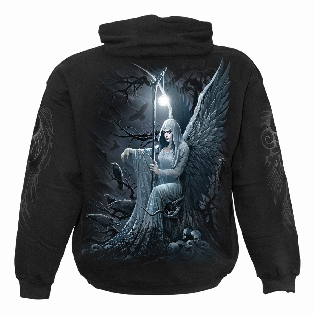 ETHEREAL ANGEL - Sweat à capuche noir