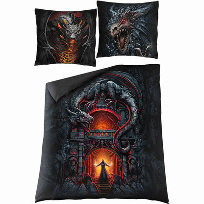 DRACONIS - Double Duvet Cover + UK And EU Pillow case