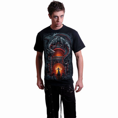 DRAGON'S LAIR - T-Shirt Black - Spiral USA