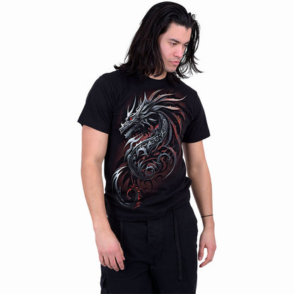 DRAGON SHARDS - T-shirt imprimé sur le devant Noir