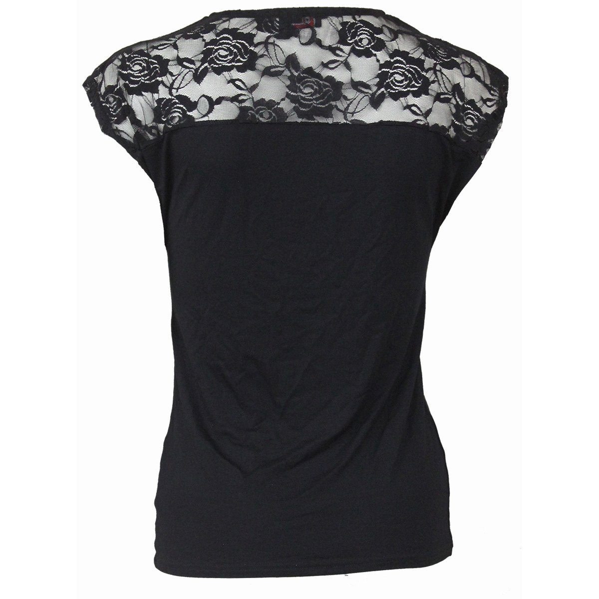 URBAN FASHION - Lace Shift Elegant Top - Spiral USA