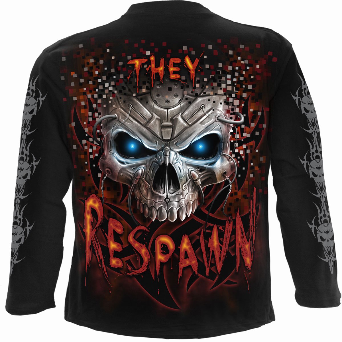 RESPAWN - T-shirt à manches longues noir