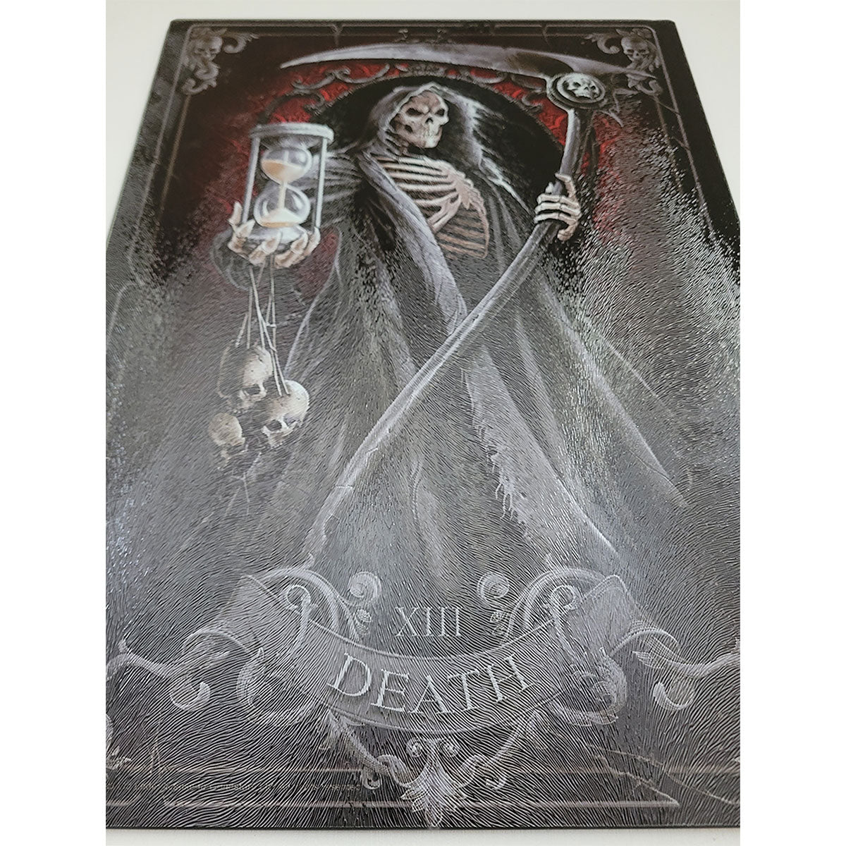 DEATH TAROT - Planche à découper en verre (rectangulaire)