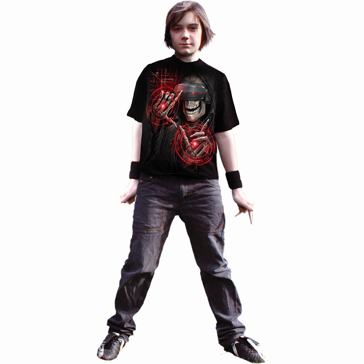 CYBER DEATH - T-shirt pour enfants noir