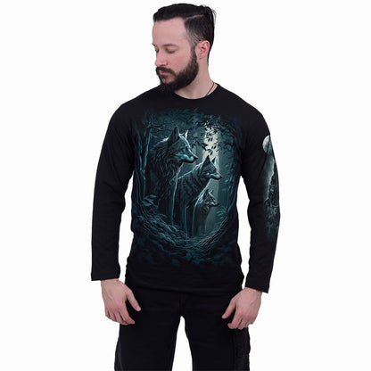 FOREST GUARDIANS - T-shirt à manches longues noir