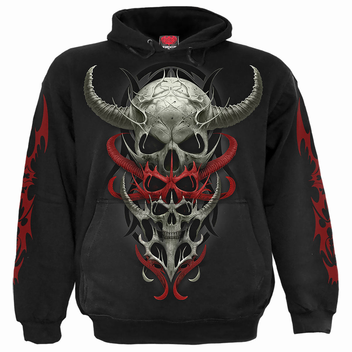 SKULL SYNTHESIS - Hoody Black